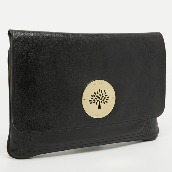 MULBERRY Black Leather Daria Laptop Case - Picture 3 of 8